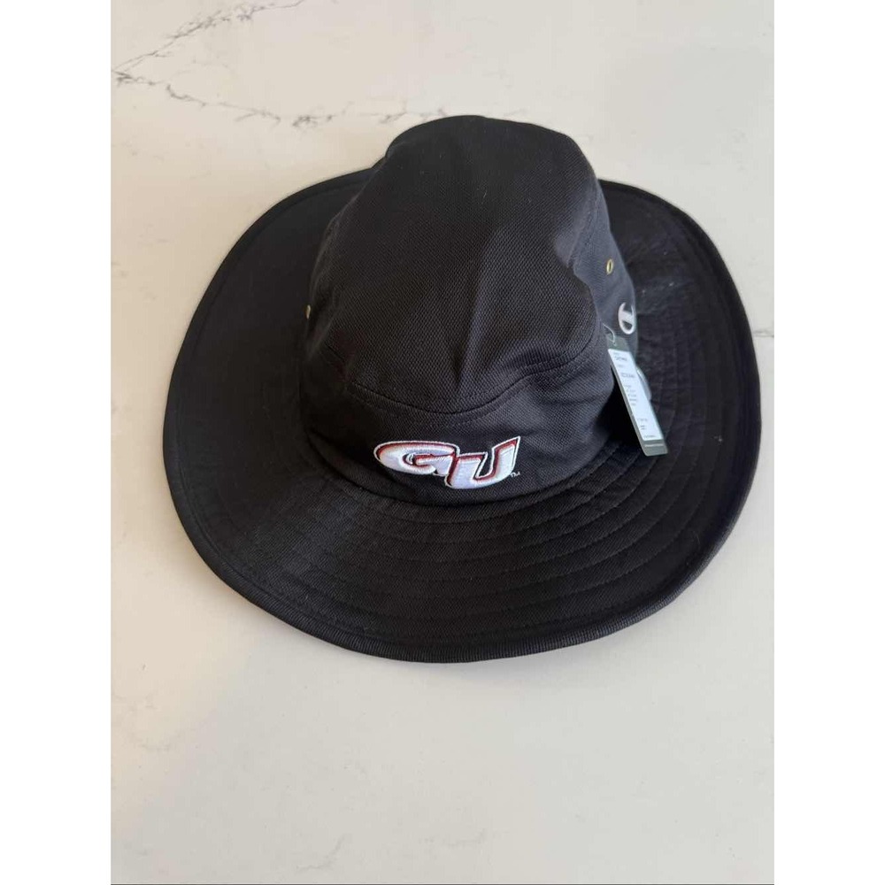 Gonzaga Bulldogs Wide Brim Bucket Hat Sun Black NCAA